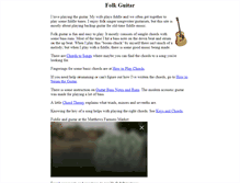 Tablet Screenshot of folkguitar.us